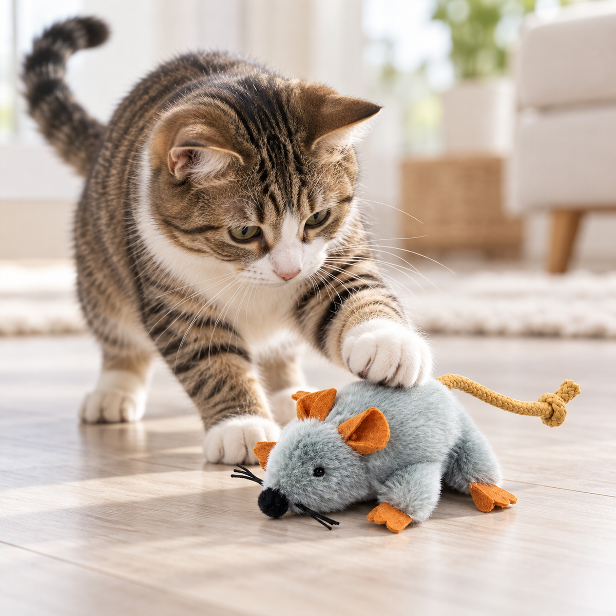 Plush Cat Toy Mouse