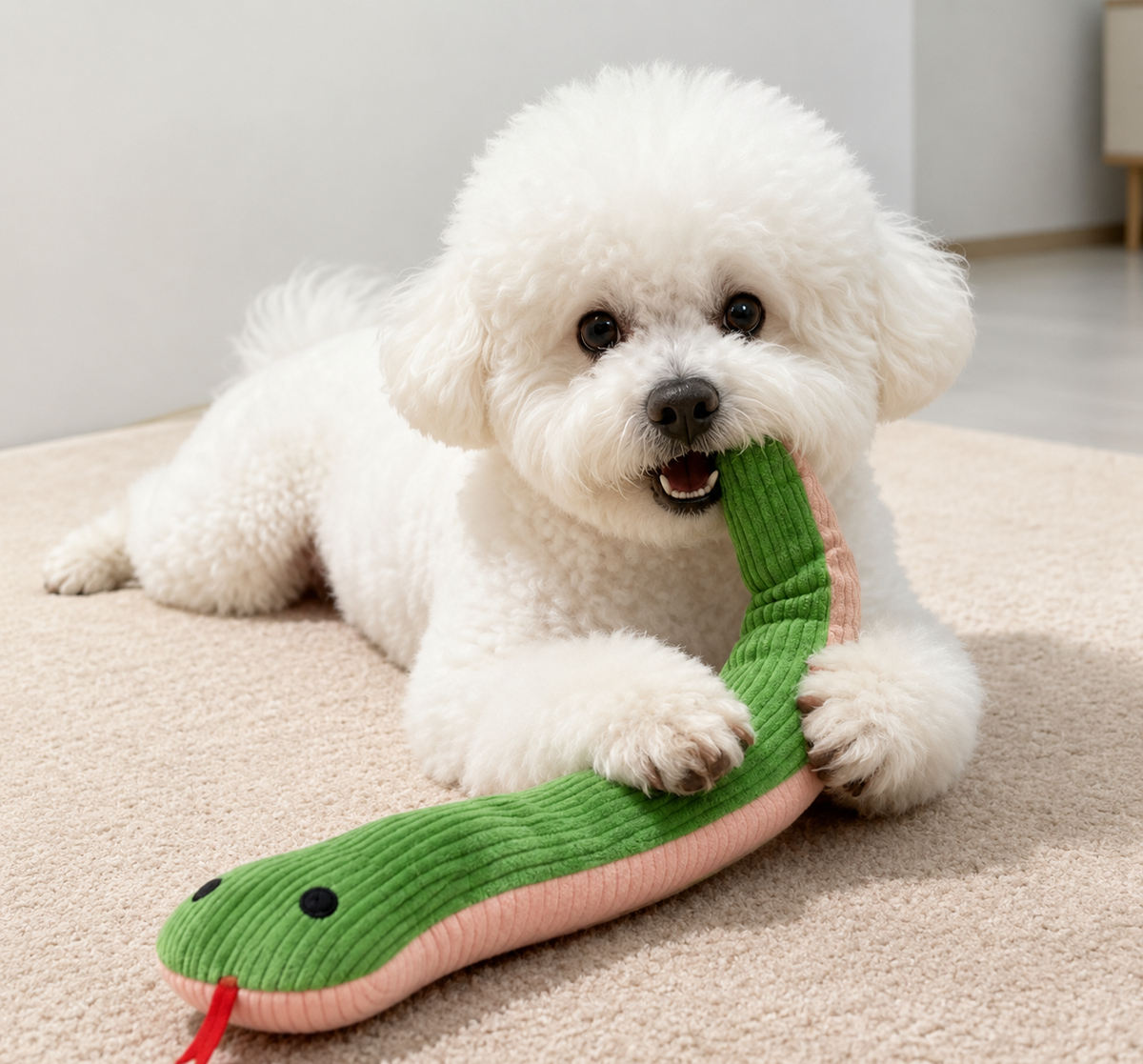 Rustling Snake Pet Toy