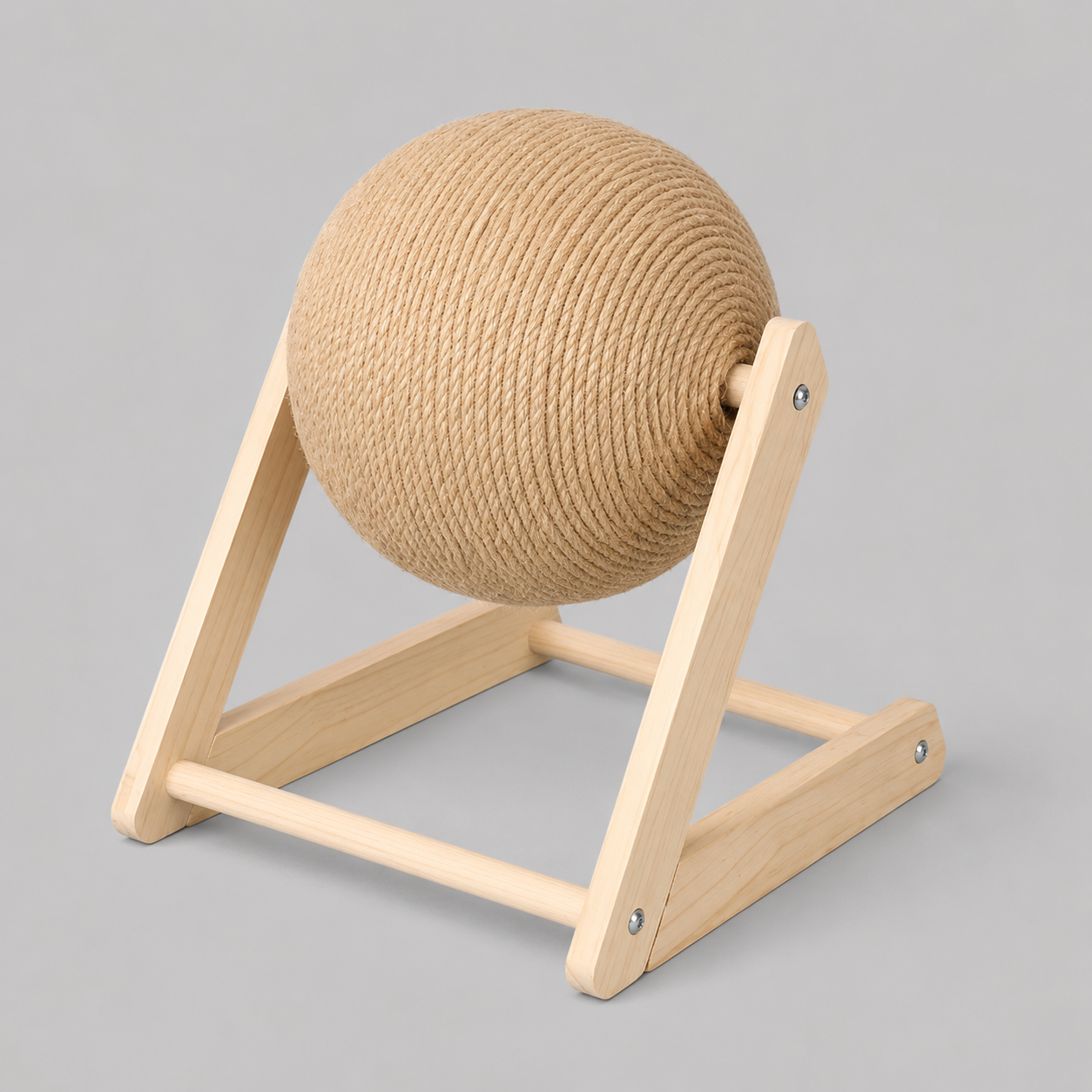 Wooden Cat Scratching Ball