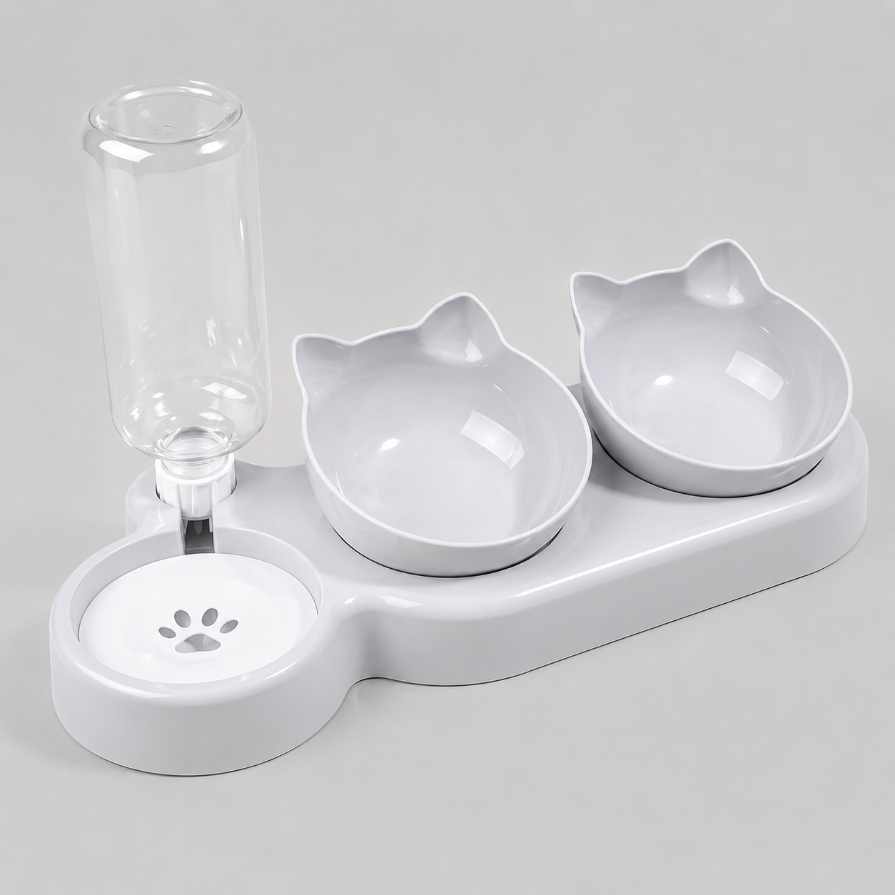 3-in-1 Cat Feeding Station