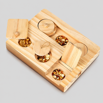 Wooden Small Pet Foraging Puzzle