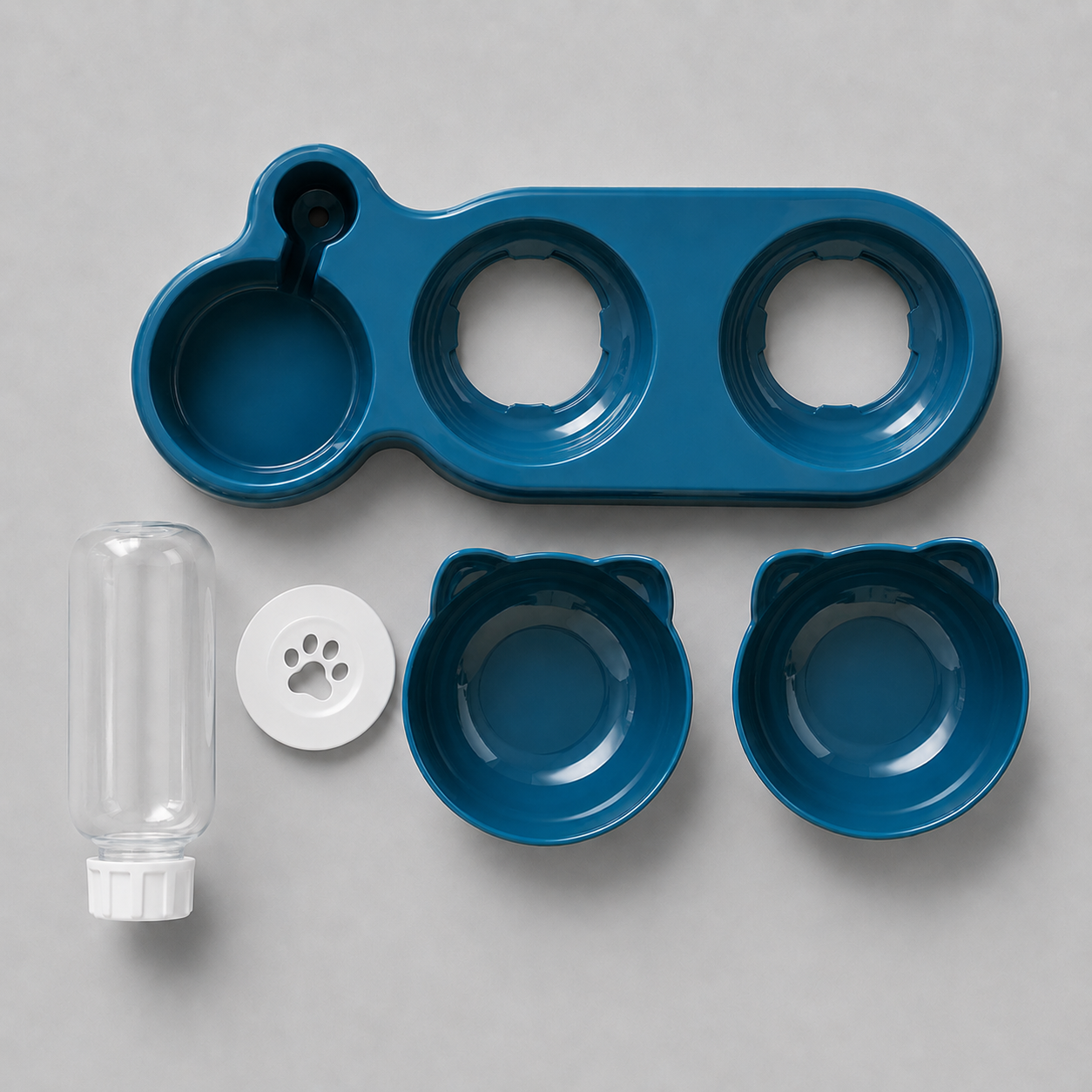 3-in-1 Cat Feeding Station