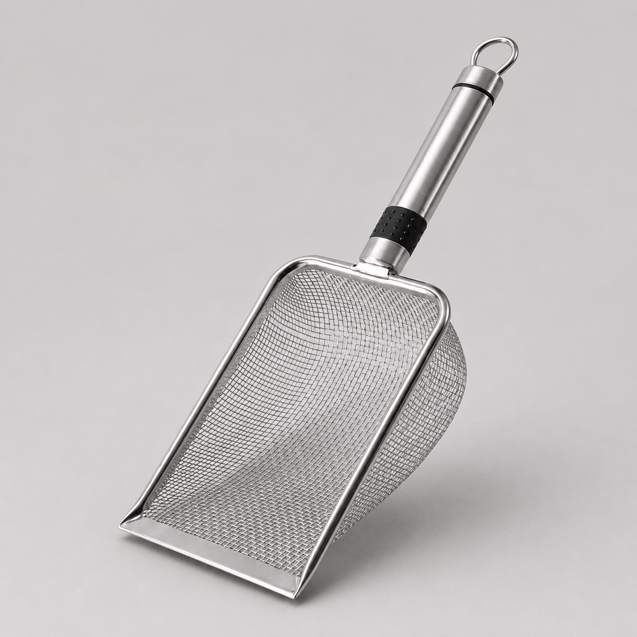 Stainless Steel Fine Mesh Cat Litter Scoop