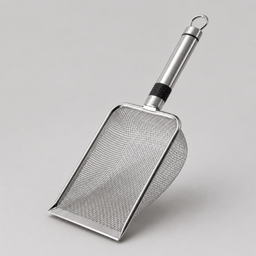 Stainless Steel Fine Mesh Cat Litter Scoop