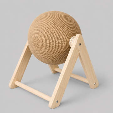 Wooden Cat Scratching Ball