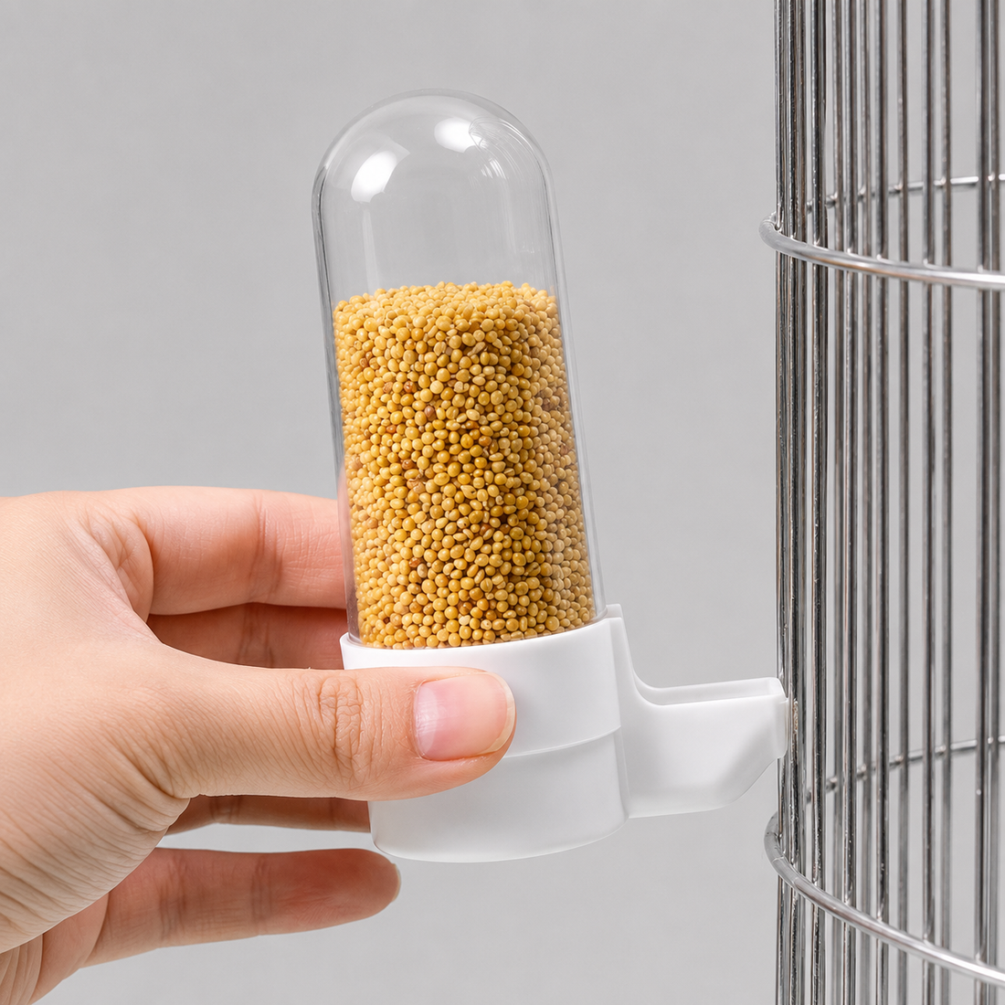 Cage Mounted Bird Feeder