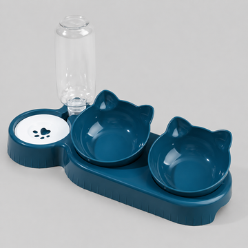 3-in-1 Cat Feeding Station