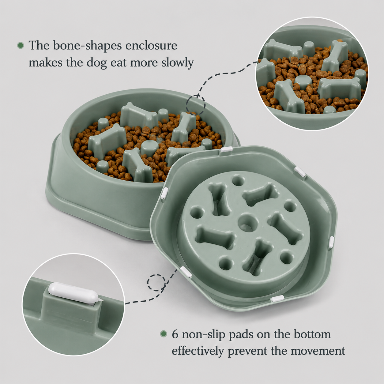 Slow Feed Dog Bowl